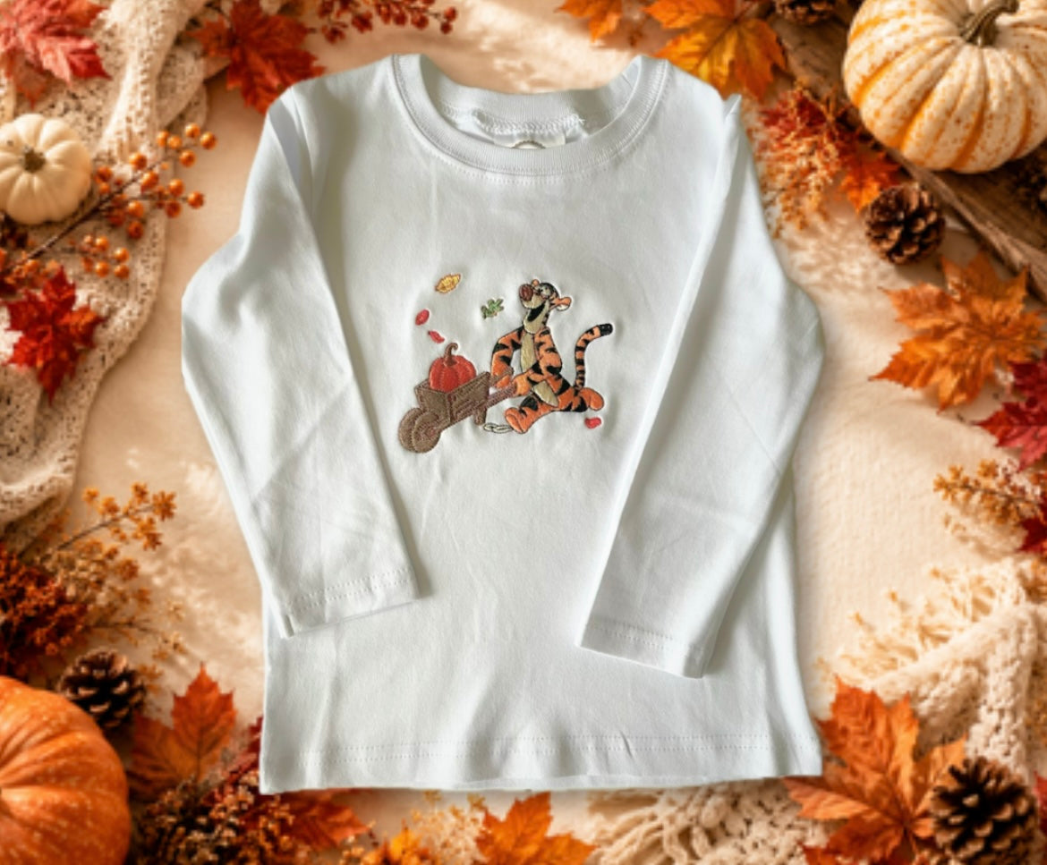 Fall Embroidered Long Sleeve